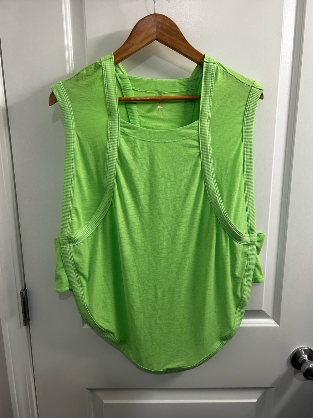 Free People Movement Neon Green Tank Sz L